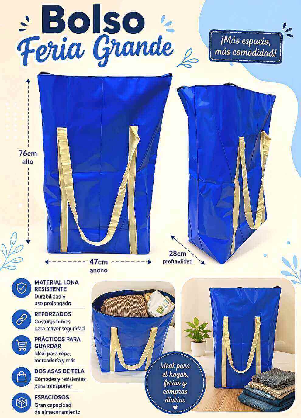 BOLSO FERIA GRANDE - imagen 1