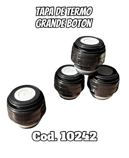 TAPA TERMO GRANDE BOTON ( x 3 UNIDADES) - imagen 1