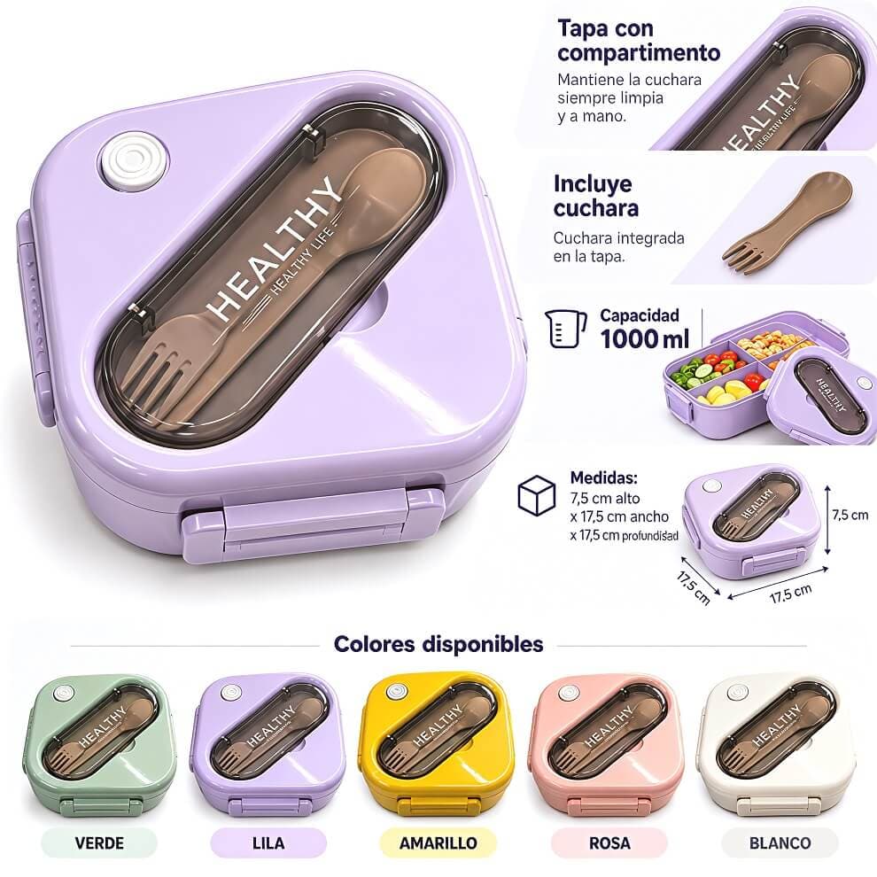 LUNCHERA PVC "HEALTHY" - imagen 1
