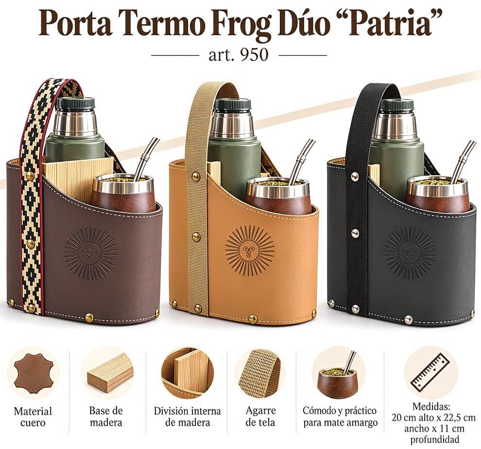 PORTA TERMO FROG DUO PATRIA - imagen 1