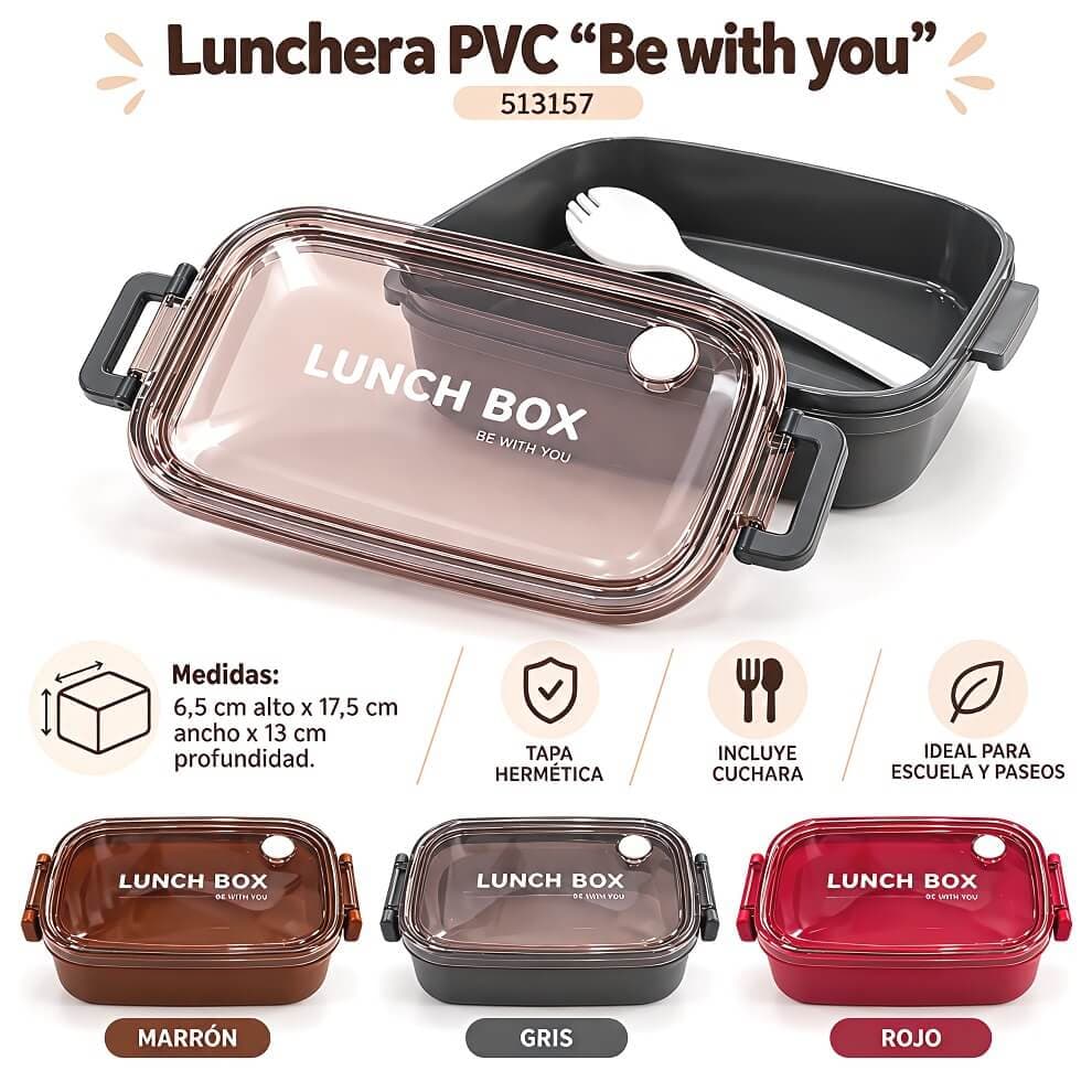 LUNCHERA PVC "BE WITH YOU" - imagen 1