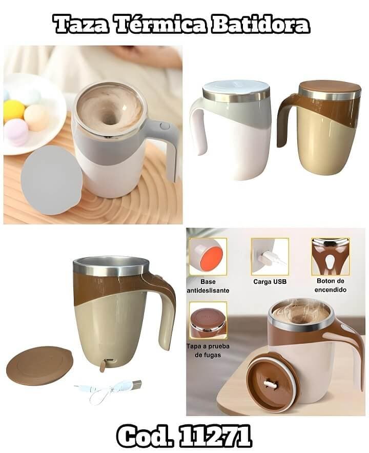 TAZA TERMICA BATIDORA - imagen 1