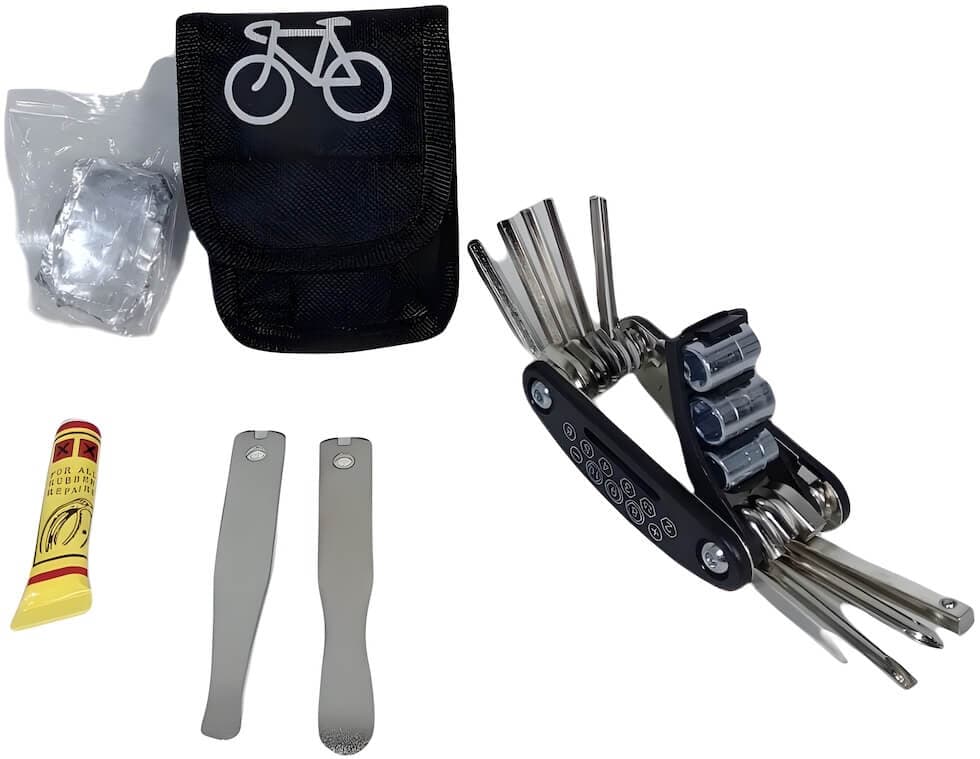 KIT DE REPARACION DE BICI CON ESTUCHE - imagen 1