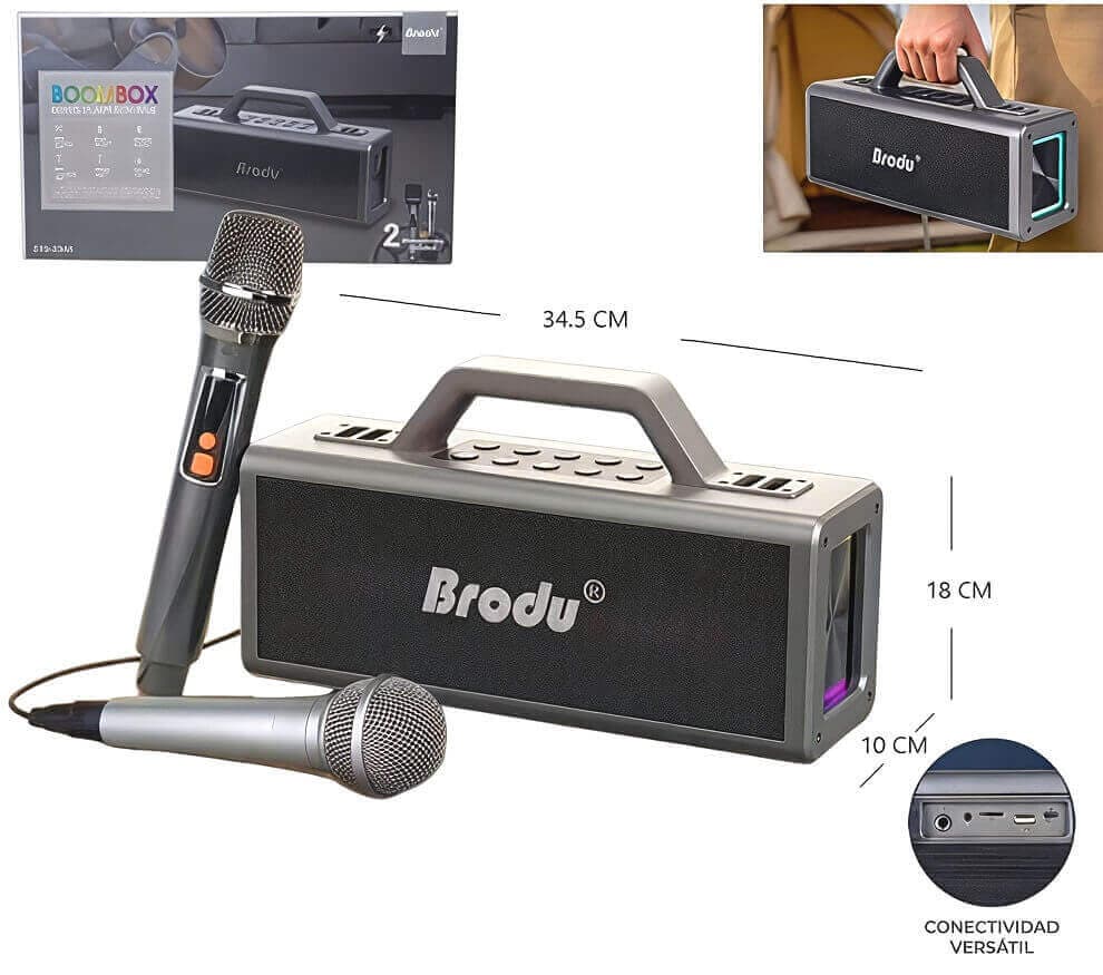 PARLANTE BT/SD/USB 3PLG X2 - imagen 1