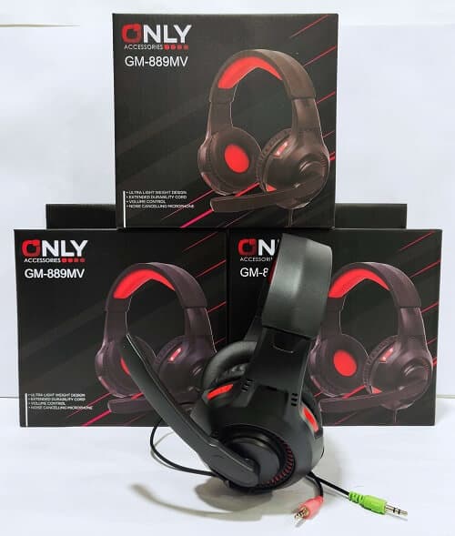 AURICULAR VINCHA ONLY GAMER / CALIDAD PREMIUM - imagen 2