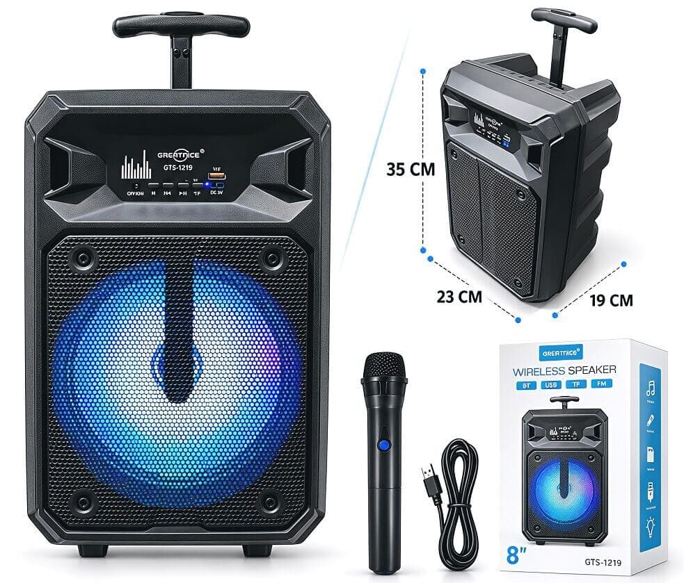 PARLANTE BLUETOOTH 8PLG BT-FM / VALIJA - imagen 1