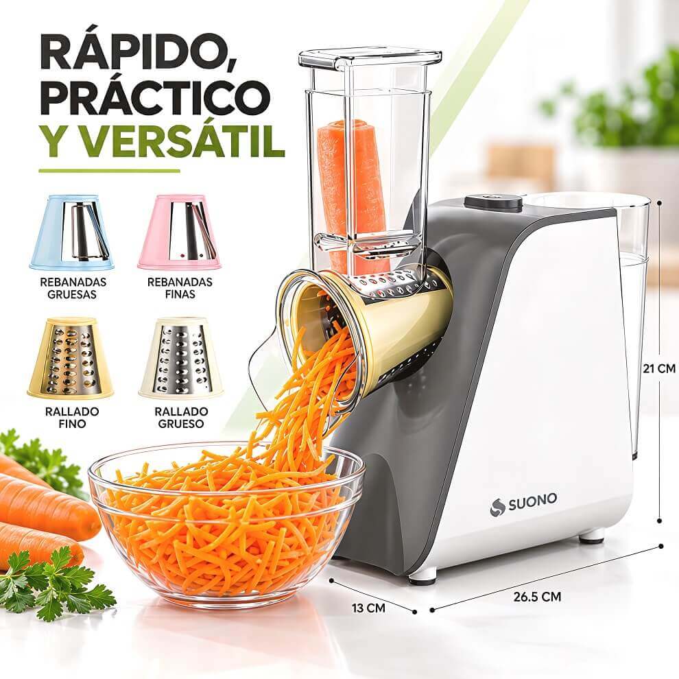 RALLADOR DE VERDURAS ELECTRICO - imagen 1