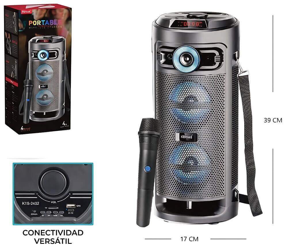PARLANTE KARAOKE 4X2 C/MIC - imagen 1