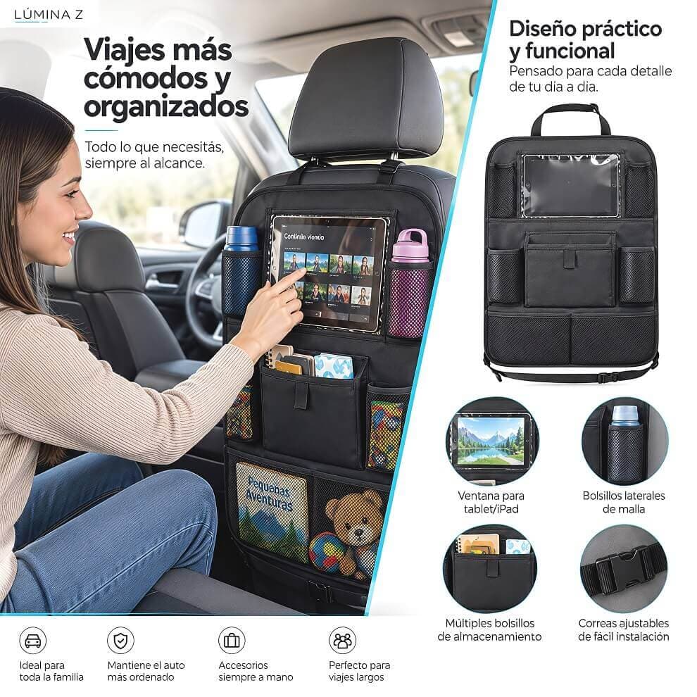 ORGANIZADOR PARA ASIENTO DE AUTO - imagen 1