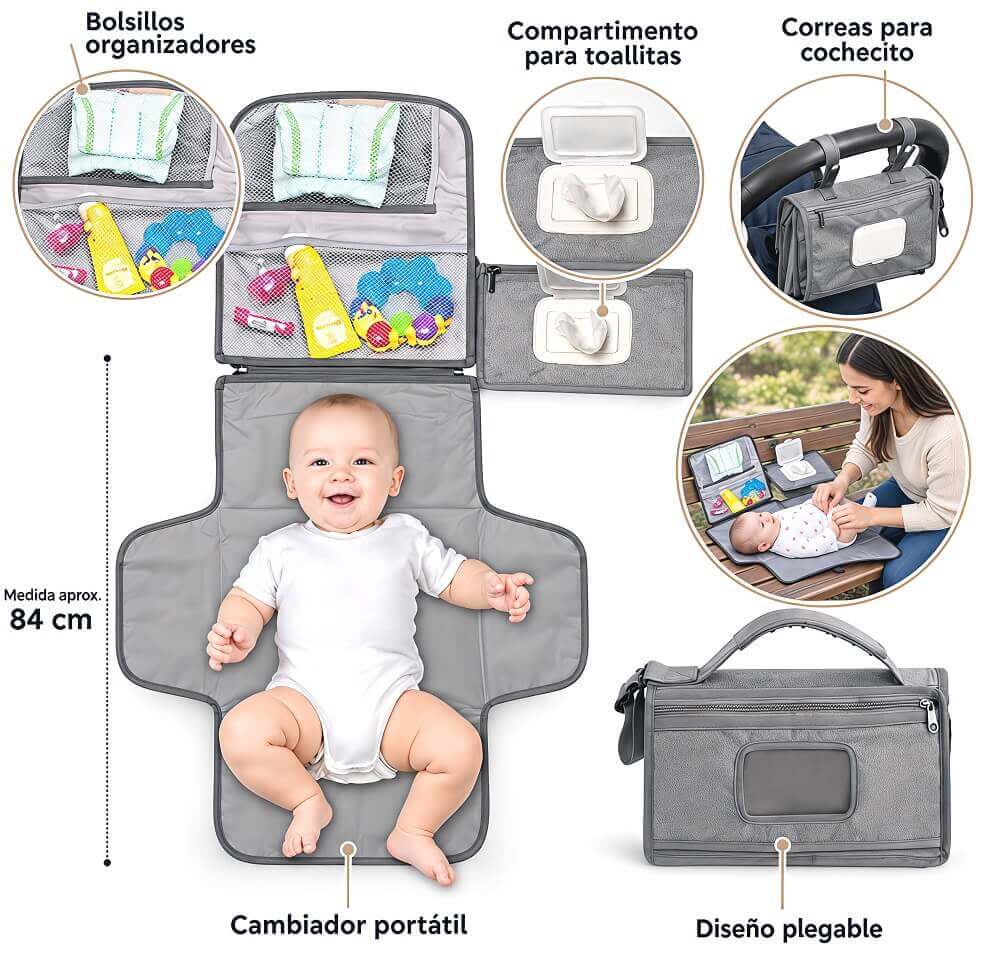 CAMBIADOR DE BEBE PORTATIL - imagen 1
