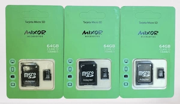 MICRO SD MIXOR 64GB/ ORIGINAL - GARANTIA -CLASE 10 - imagen 1
