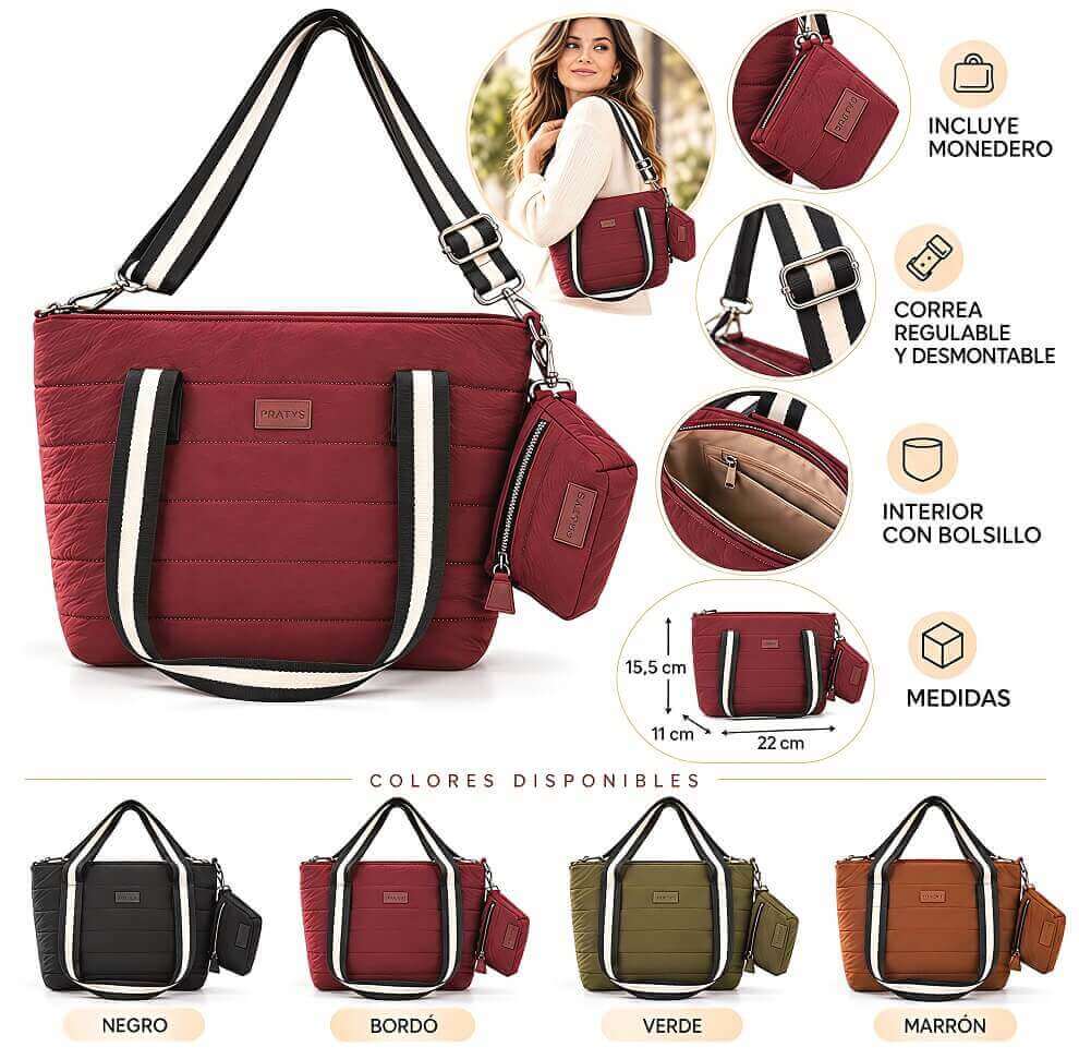 CARTERA PRATYS TIRA RAYAS C/MONEDERO - imagen 1