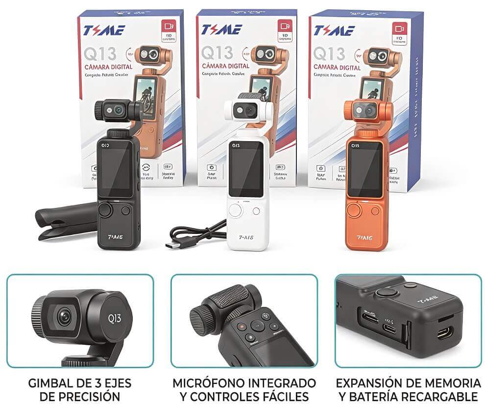 CAMARA PORTATIL PARA VLOGGING - imagen 1
