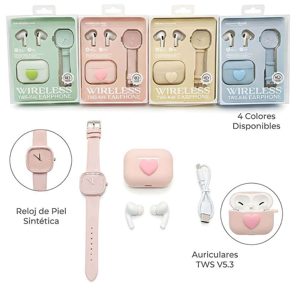 COMBO AURICULAR + RELOJ - imagen 1