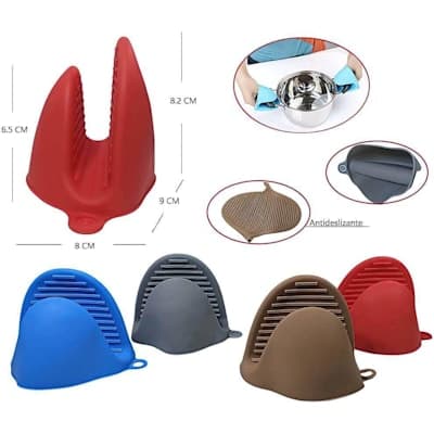 GUANTES DE SILICONA MANOPLA ( x 2 UNIDADES )