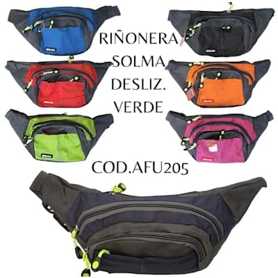 RIÑONERA SOLMA DESLIZ. VERDE