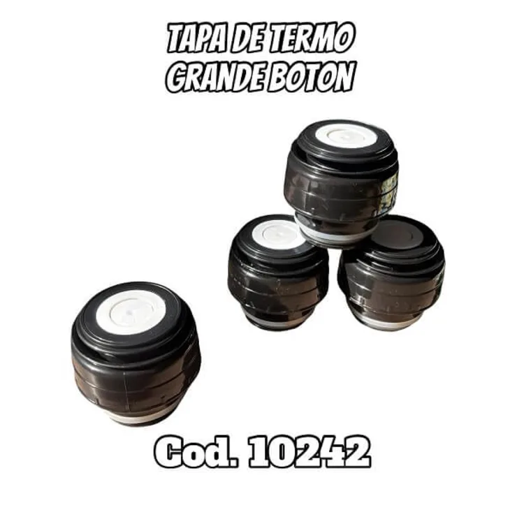 TAPA TERMO GRANDE BOTON ( x 3 UNIDADES)