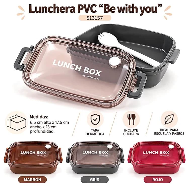 LUNCHERA PVC "BE WITH YOU"