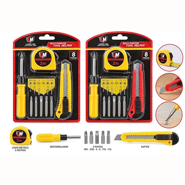 SET DESTORILLADORES CINTA Y CUTTER