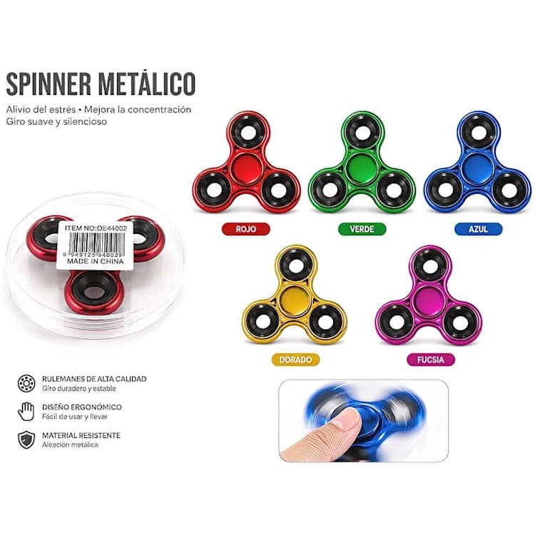 SPINER COLORES EN CAJITA ( x 5 UNIDADES )
