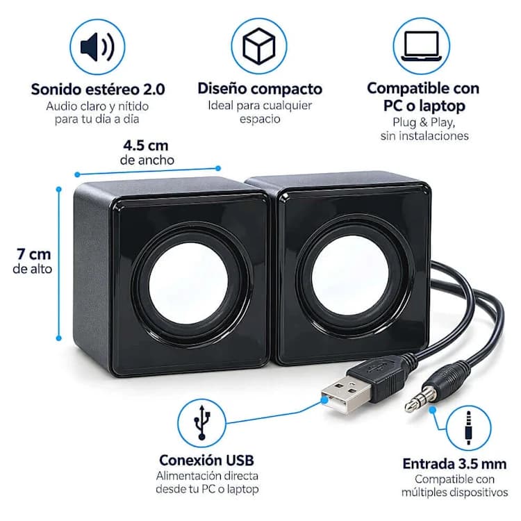 PARLANTE MINI PC - NOTEBOOK