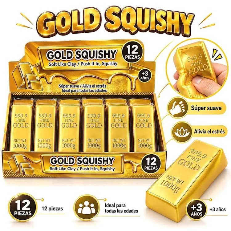 SQUIZHY LINGOTE ORO ANTIESTRES