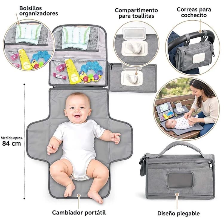 CAMBIADOR DE BEBE PORTATIL