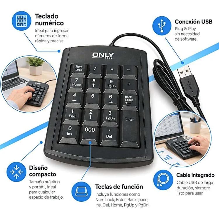 TECLADO NUMERICO K20