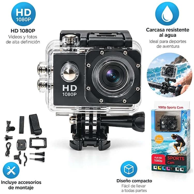 CAMARA GOPRO DEPORTIVA