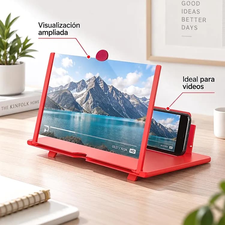 AMPLIFICADOR DE VIDEO P/CELULAR 12"