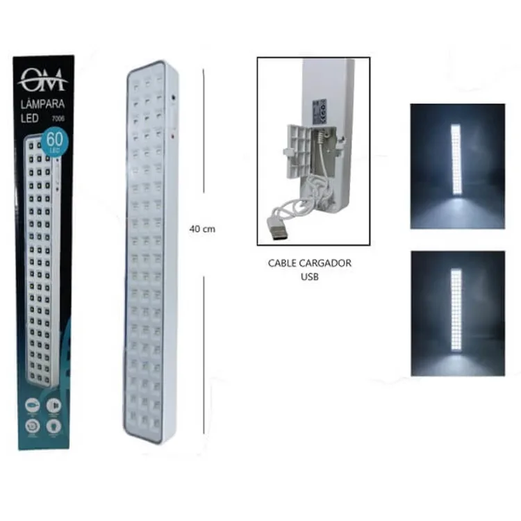LUZ DE EMERGENCIA DE 60 LED