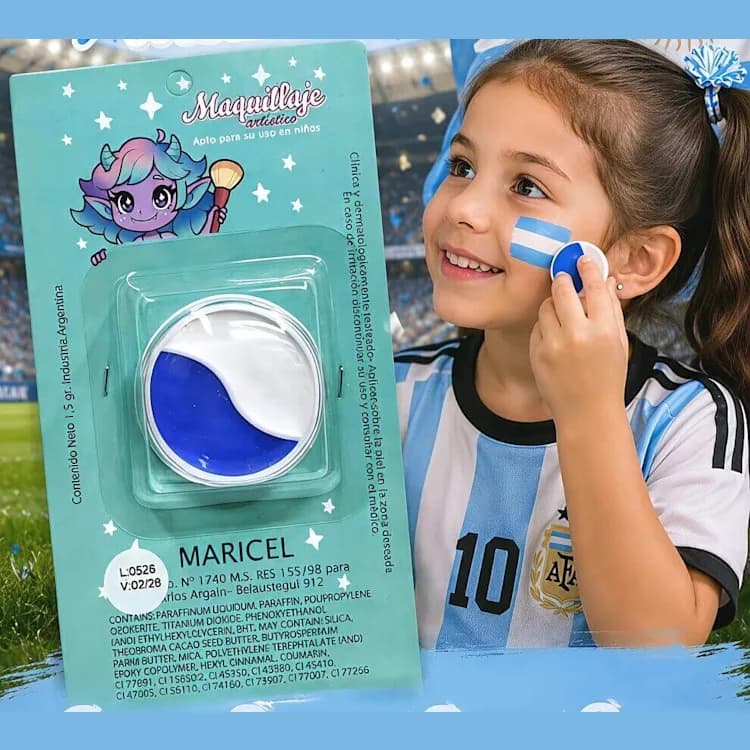 PINTURITA REDONDA BLISTER ( x 3 UNIDADES )