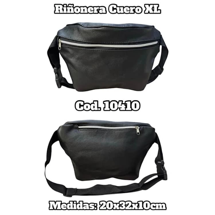 RIÑONERA CUERO XL