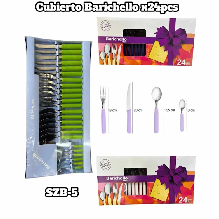 CUBIERTOS BARICHELLO x 24 PCS