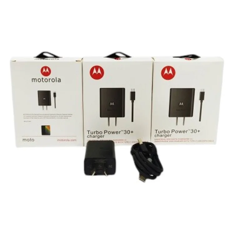 CARGADOR TIPO-C TURBO MOTOROLA / CALIDAD ORIGINAL