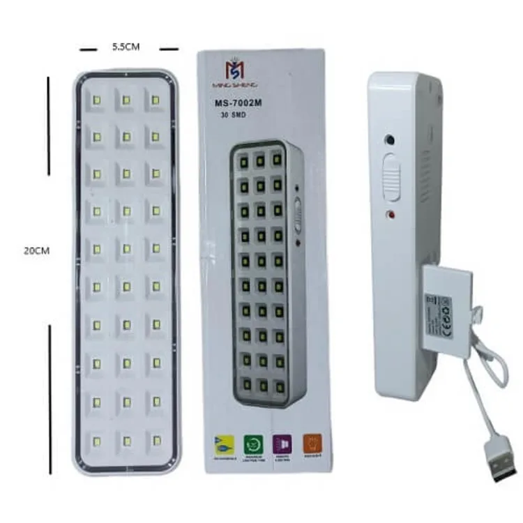 LUZ DE EMERGENCIA USB 30LED 3W