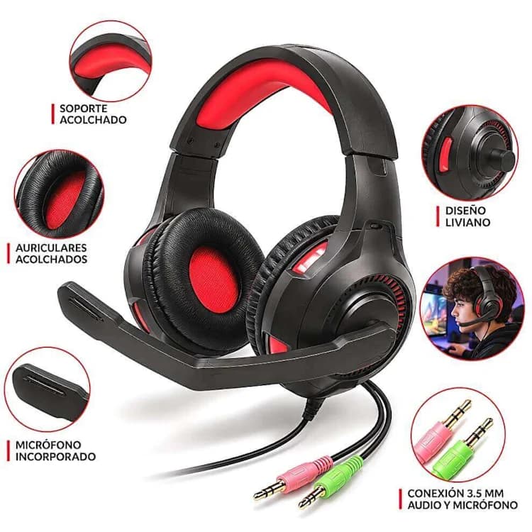 AURICULAR VINCHA ONLY GAMER / CALIDAD PREMIUM