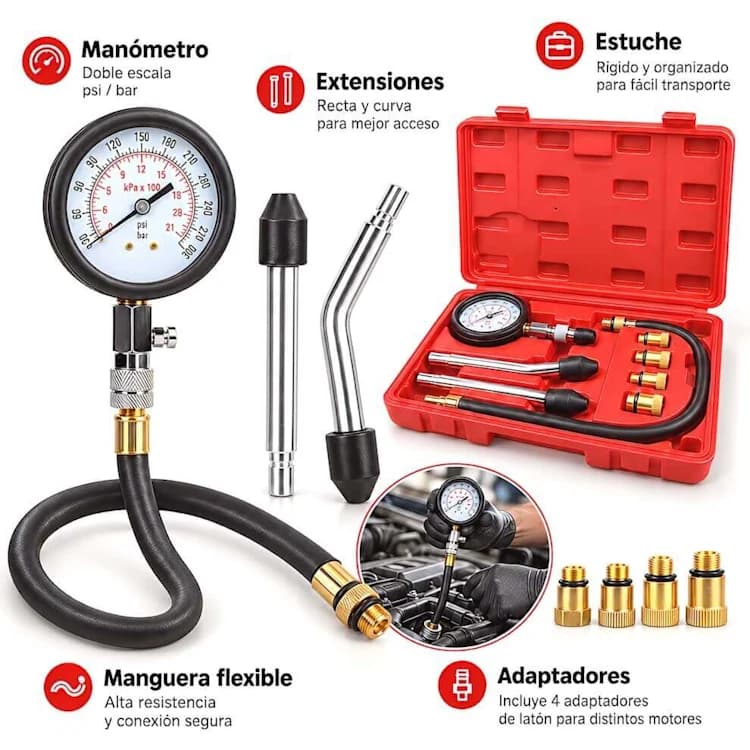 SET MEDIDOR DE PRESION DE COMBUSTIBLE